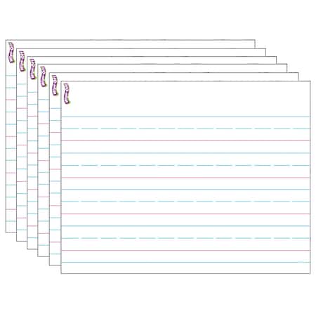Trend Enterprises Handwriting Paper Wipe-Off Chart, 17in x 22in, PK6 T27307